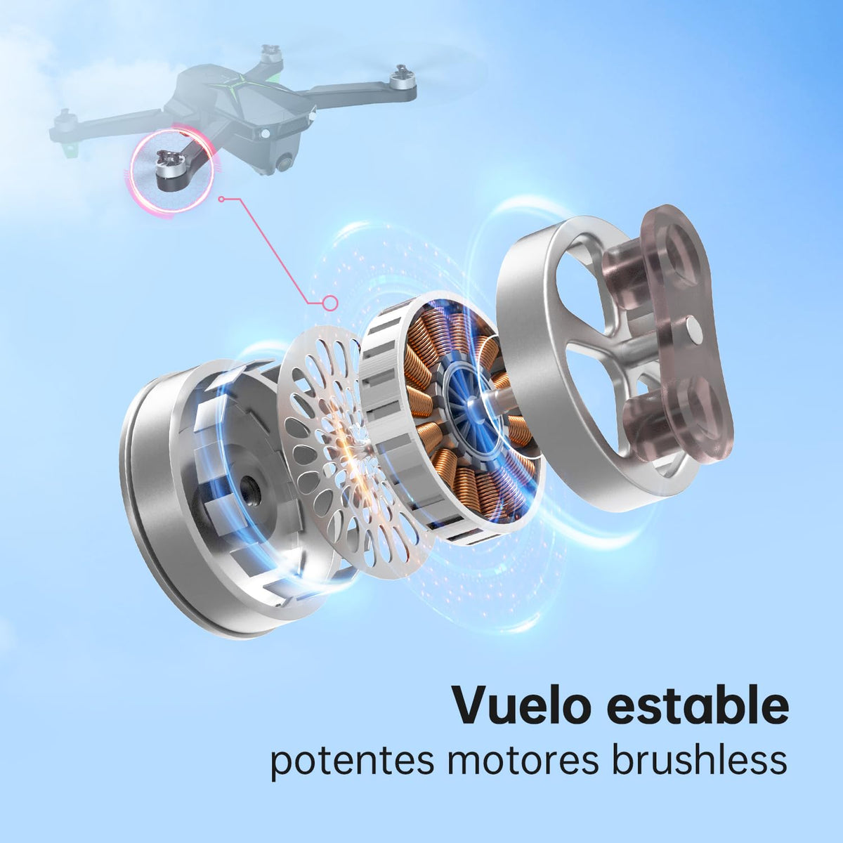Loolinn | Dron con Cámara 4K para Principiantes como Regalo - Menos de 250g, 50 Minutos de Vuelo,2 Baterías, Fotos en 4K,Videos en 2K, Retorno Inteligente GPS, Marcado C0- Dron GPS (Ideal para Regalo)