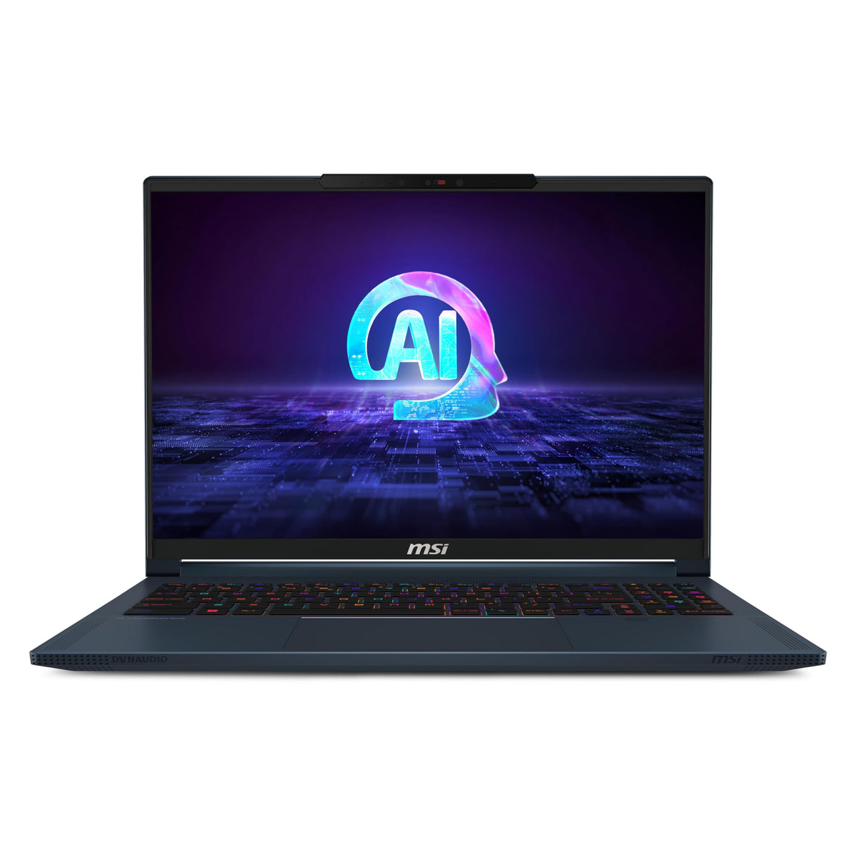 MSI Stealth 16 AI Studio A1VFG-045XES Portátil Gaming 16" 16:10 QHD+ 240Hz (Intel Core Ultra 7 155H, 16GB RAM, 1TB SSD, RTX 4060-8GB, Free Dos) Star Blue, Teclado QWERTY Español