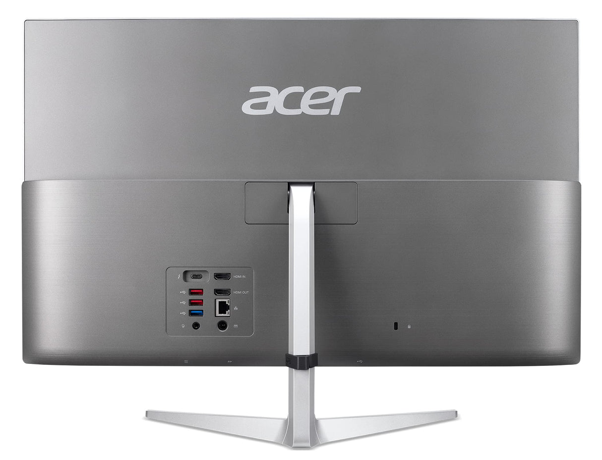 acer Aspire C24-1650, PC Desktop AIO, Intel Core i3-1115G4, 8 GB DDR4, 512 GB SSD, 23,8" Pantalla IPS FHD LED LCD, Intel UHD, WiFi, Webcam, Sin Sistema operativo/Teclado + Mouse inalámbricos
