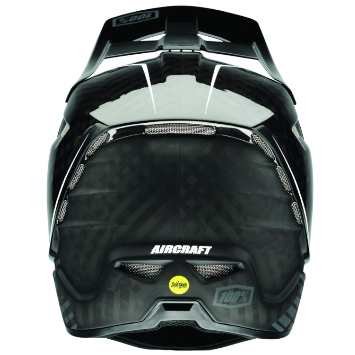 Inconnu 100% Aircraft Casco Integral Unisex, Negro