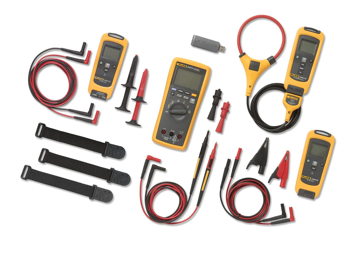 Fluke Stromzange, Hand-Multimeter digital FLK-3000 FC GM Kalibriert nach: Werksstandard (sin Zerti
