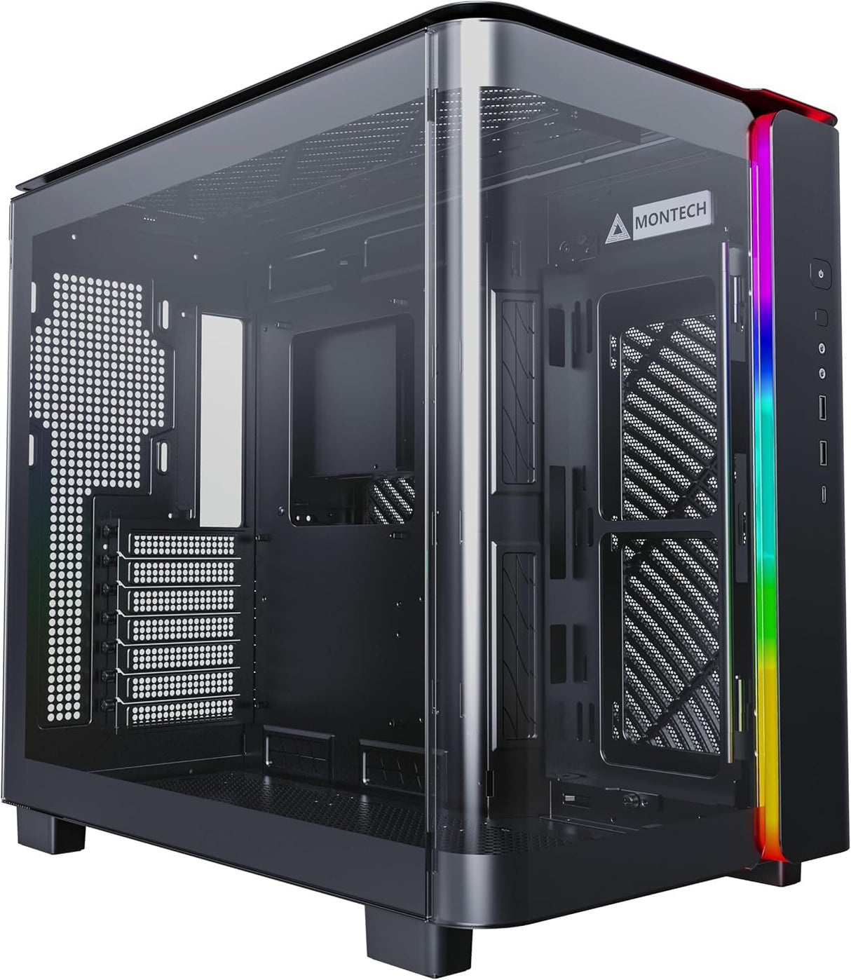 Montech KING 95 Midi-Tower, Tempered Glass, ARGB - schwarz
