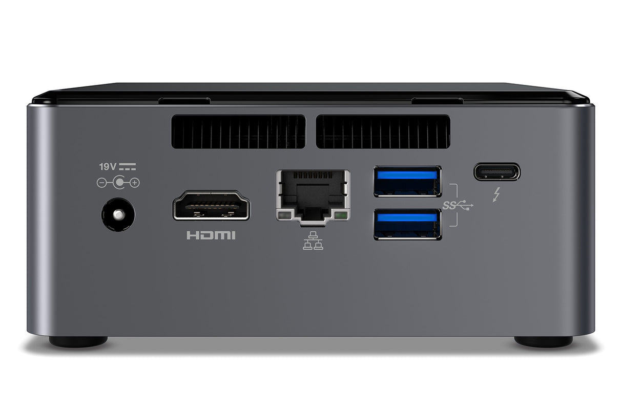 INTEL NUC BOXNUC7I5BNHXF - Ordenador Mini PC Core i5-7260U, 4 GB DDR4 RAM Pre-instalada, Optane Memory 16 GB + 1 TB HDD, Iris Graphics 640, Windows 10