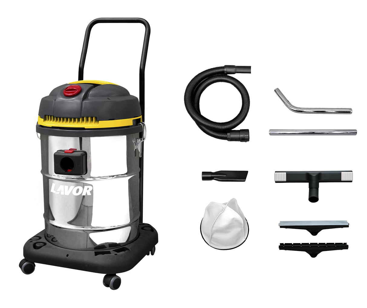 WD 255XE (with power tool socket) - 2X1400W max - 240mbar/24kPa - 55l -