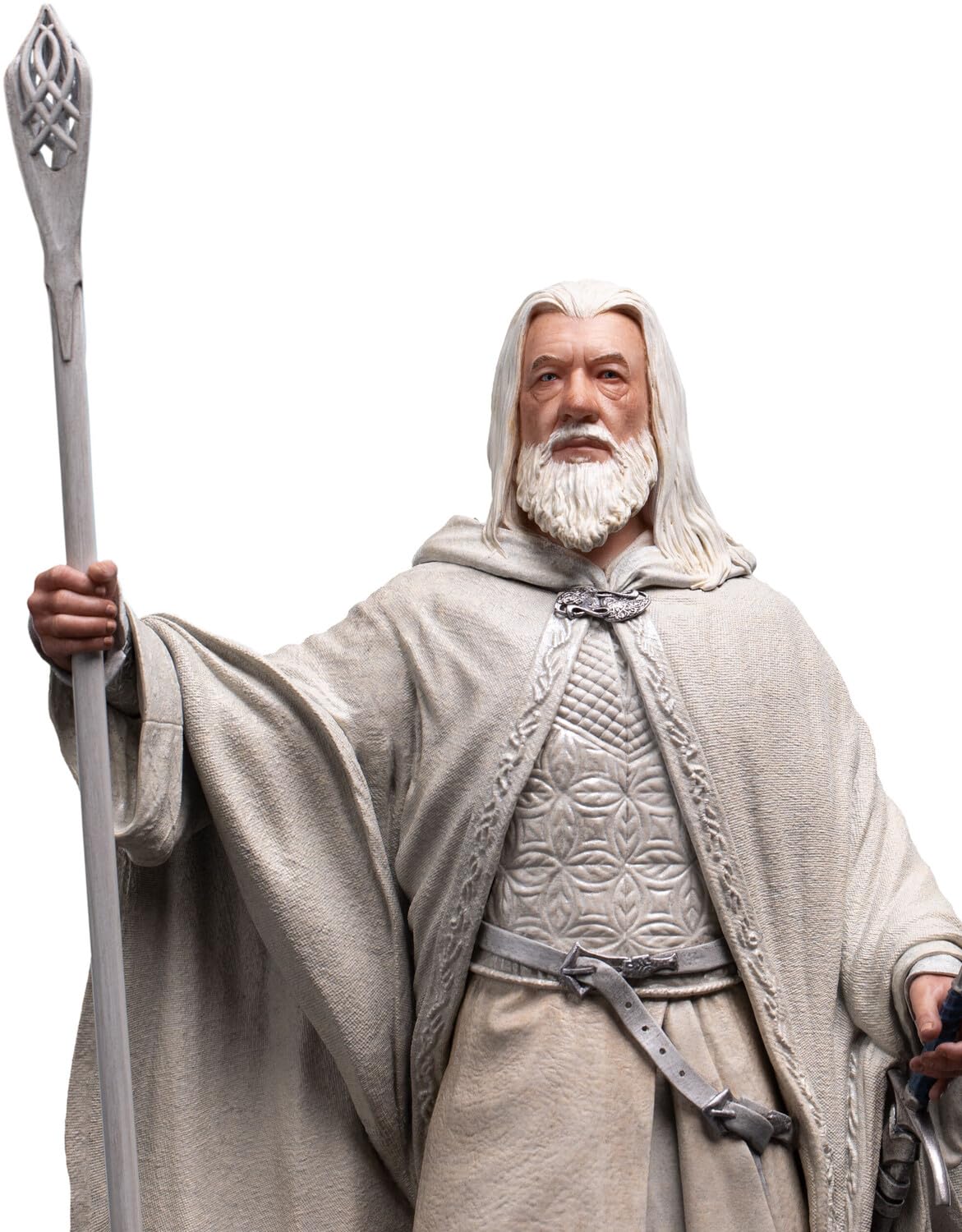 Weta Workshop - Trilogía del Señor de los Anillos - Serie clásica - Estatua de Gandalf The White Polystone