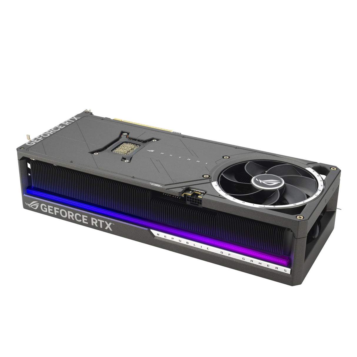 ASUS ROG Astral GeForce RTX 5080 OC Edition Tarjeta gráfica Gaming (PCIe 5.0, 16GB GDDR7, HDMI/DP 2.1, 3.8 Ranuras, 4 Ventiladores, Axial-Tech, cámara de Vapor)