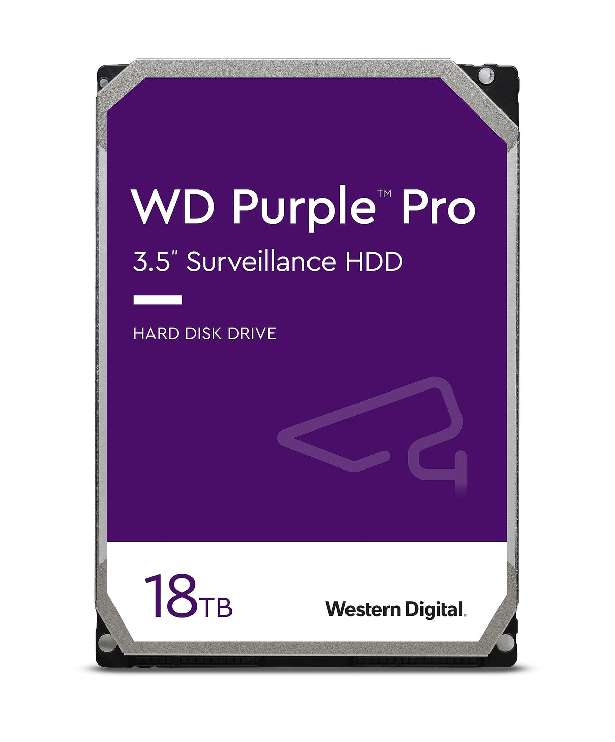 WD Purple Pro 18TB para video inteligente Disco duro interno 3.5", AllFrame Technology, 7200 RPM, 550TB/yr, 512MB Cache, Garantía 5 años