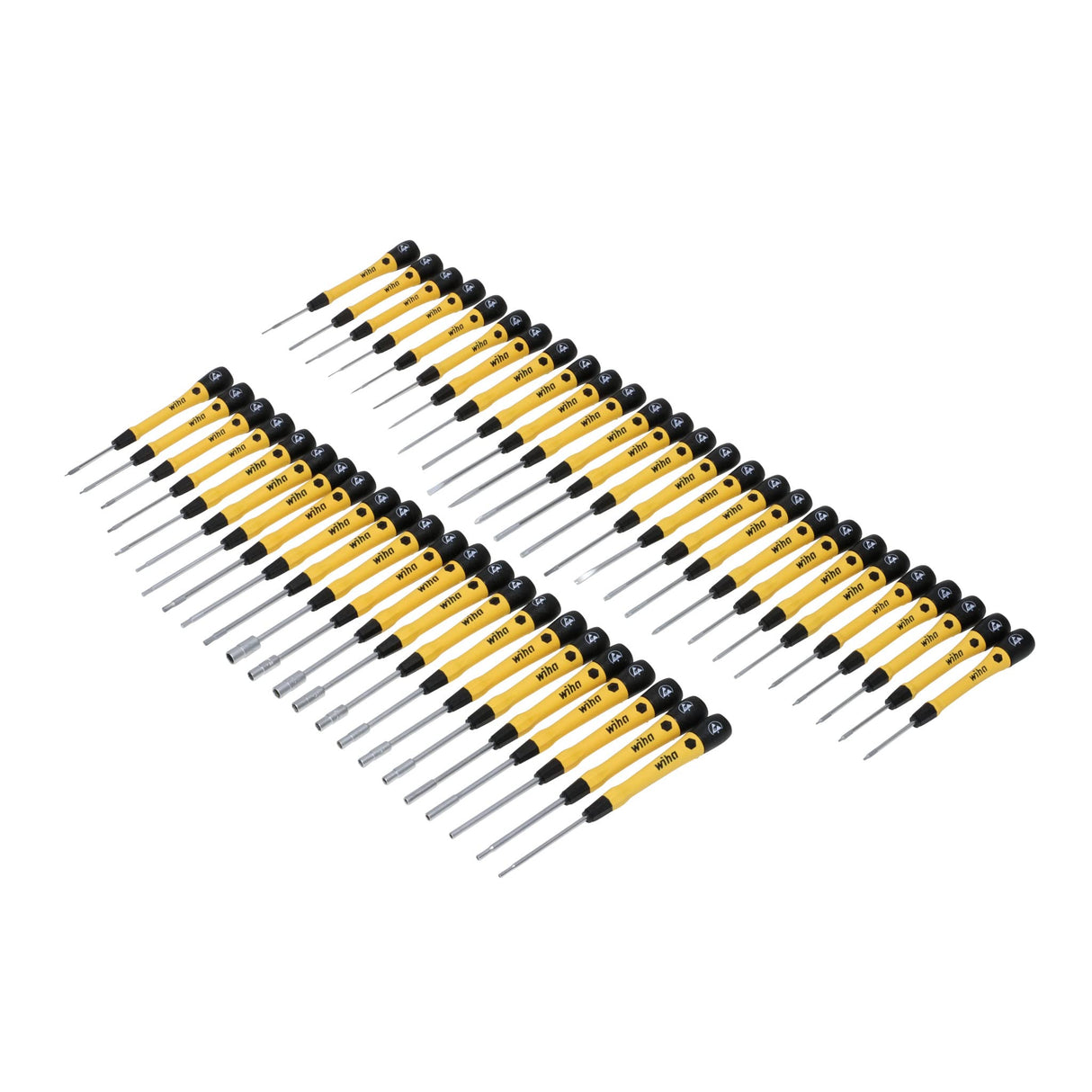 Wiha 92093 - Juego de 50 destornilladores de precisión de Master Technician's ESD Safe PicoFinish