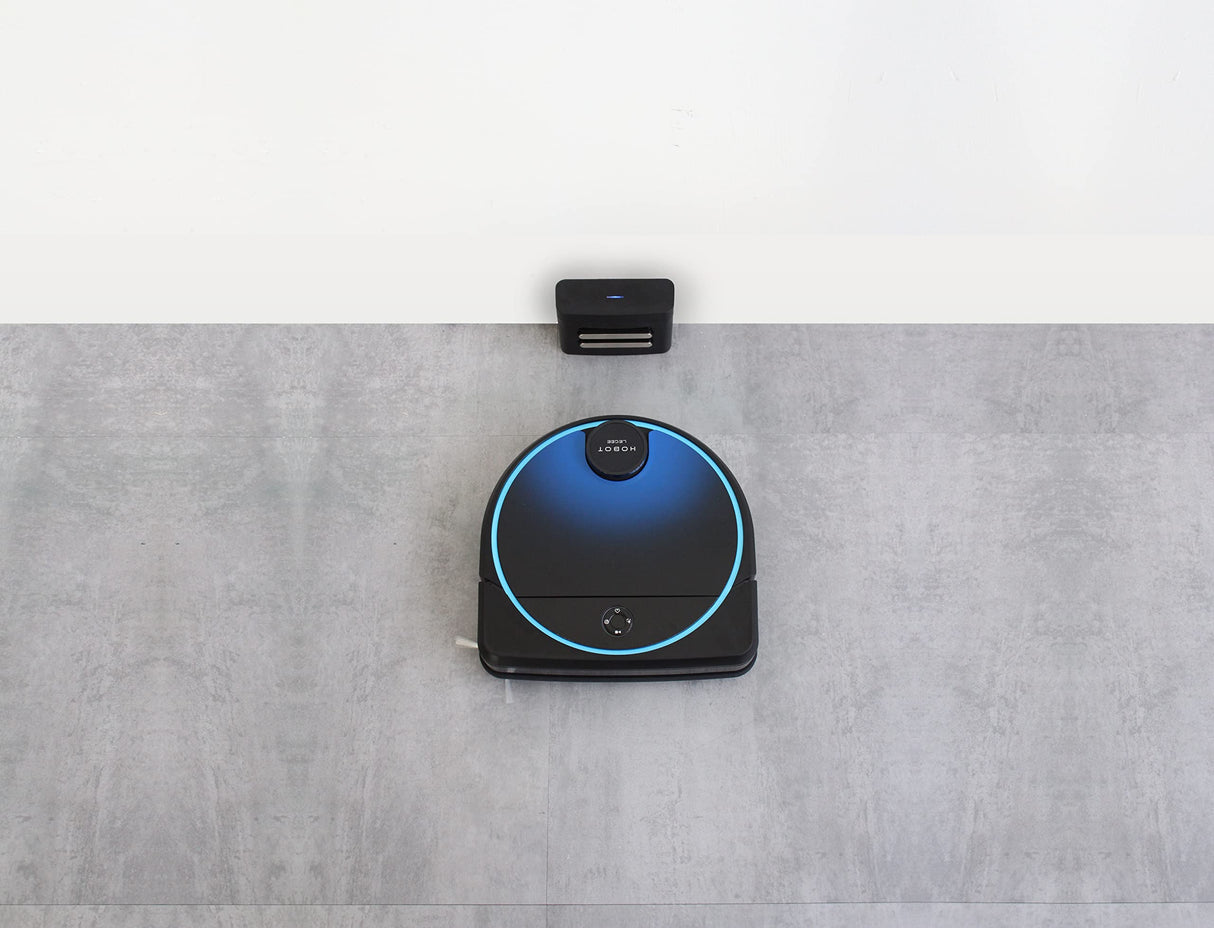 Smartbot HOBOT Robot Friegasuelos con Agua y mopas motorizadas Que frotan 900 Veces/min, también aspira. Dispone de App y Control por Voz. LEGEE-7
