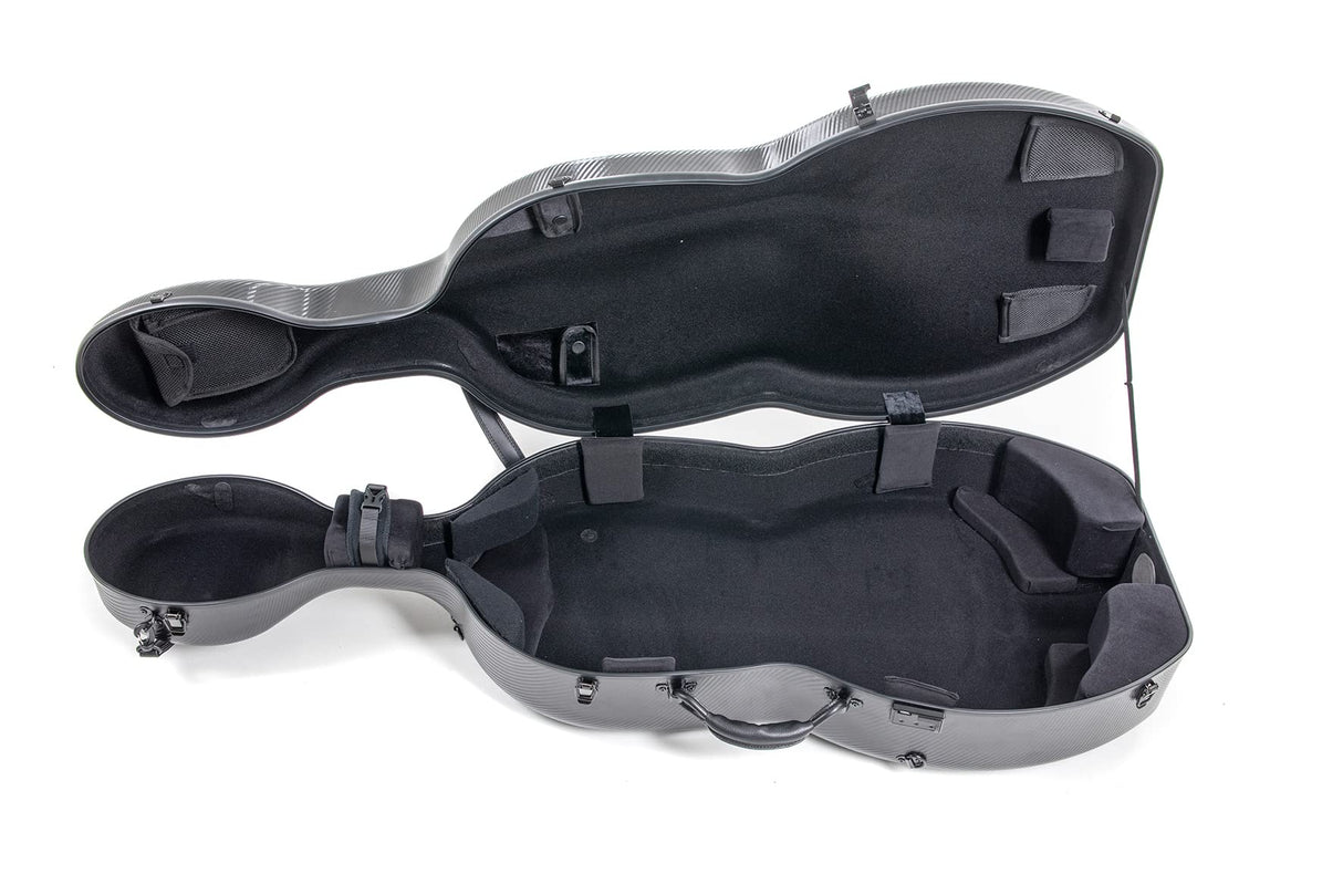Gewa PS353125 Estuche Cello Policarbonato 4.6, 4/4 Negro Rolly