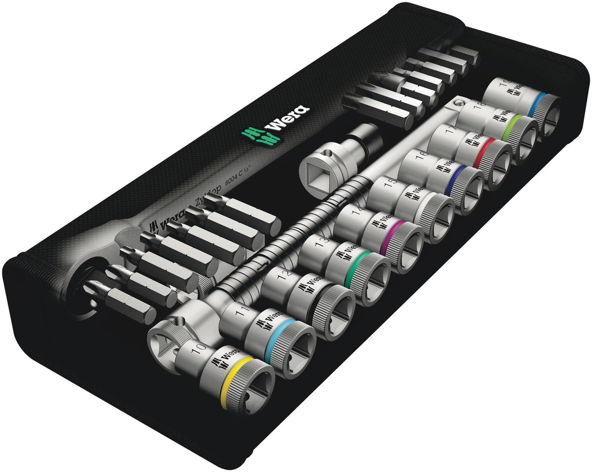 8100 SC 8 Juego de carraca Zyklop Metal