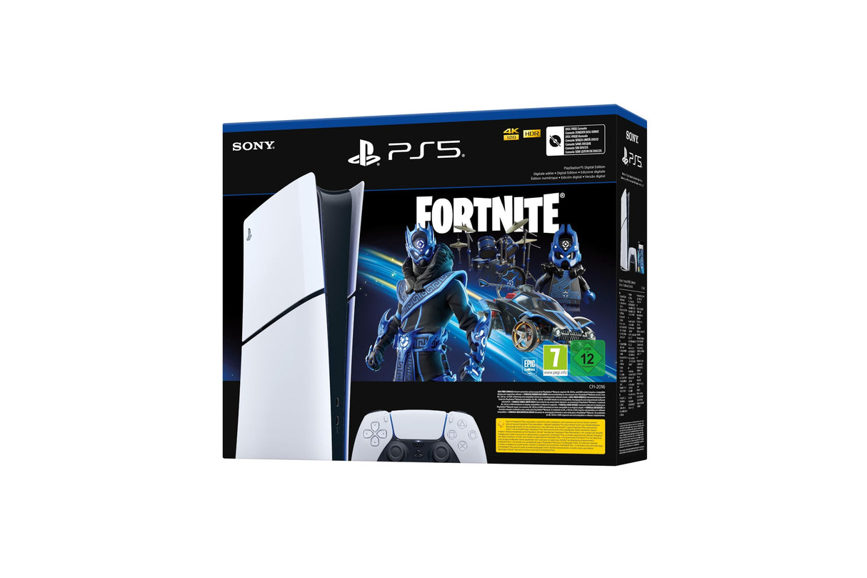 Consola PlayStation®5 Digital: pack Fortnite® Cobalt Star.