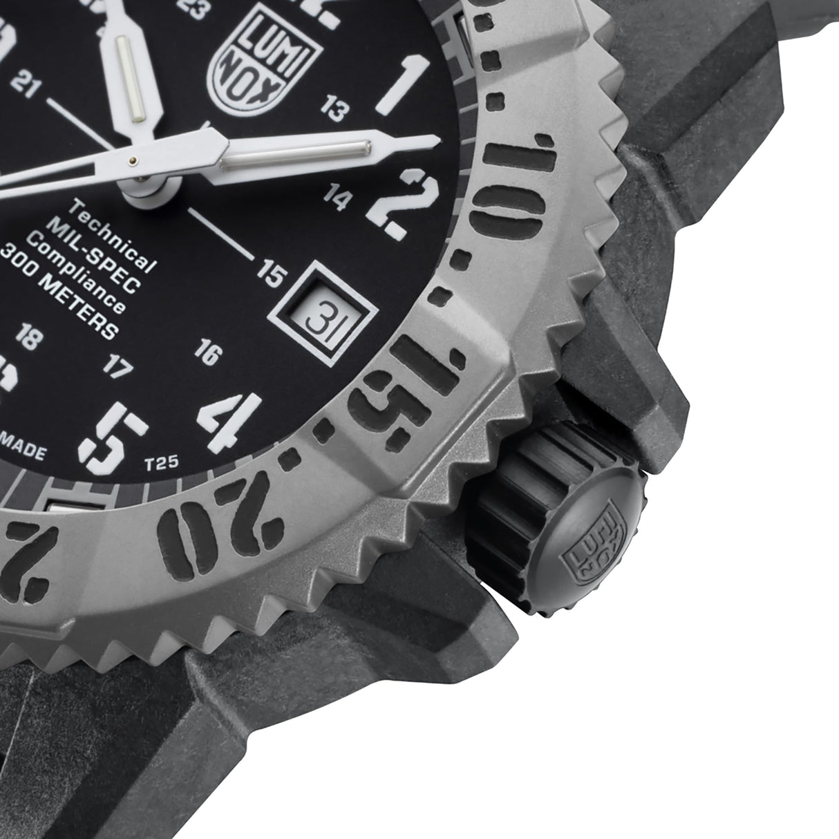 Luminox Reloj Analógico para Hombres de Cuarzo Suizo con Correa en Caucho XL.3351.1.Set
