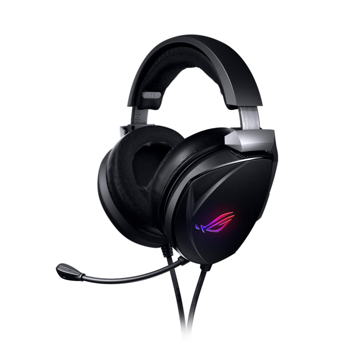 ASUS ROG Theta 7.1 USB-C Auriculares Gaming (Sonido Envolvente 7.1, Cancelación de Ruido AI, PC, PS4, Nintendo Switch, Aura RGB), Negro