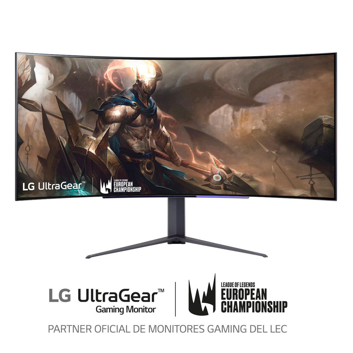 LG 45GR95QE-B - Monitor Gaming Ultragear (OLED: 3440x1400, 21:9, 200cd/m², 1.5M:1, 0.03ms, 240Hz, DCI-P3>90%, HDR10); diag. 113cm; HDMI, USB-A; NVIDIA G-Sync, AMD FreeSync Premium, Negro