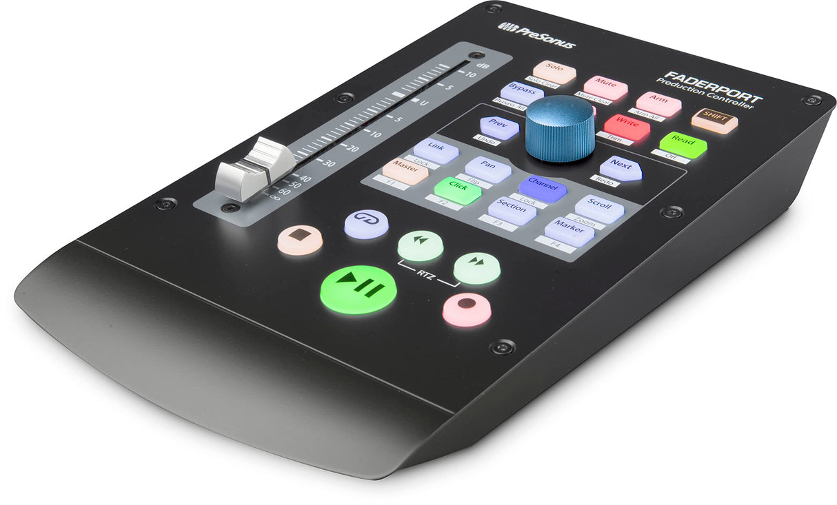 PreSonus FaderPort, Controlador de Mezcla DAW para Producción Musical con Studio One Artist, Ableton Live Lite, Paquete de Software de Grabación, Difusión y Podcasting
