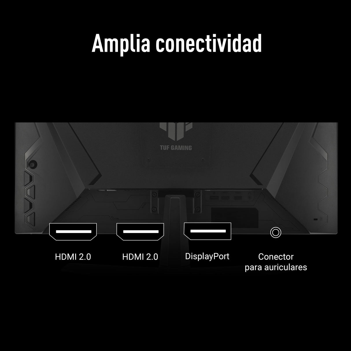 ASUS TUF Gaming VG279QM5A Monitor de 27 Pulgadas Full HD Fast IPS, 240 Hz, 0.3 ms, Compatible con G-Sync, AMD FreeSync Premium, ELMB Sync, 99% sRGB, DisplayWidget Center, Gaming AI
