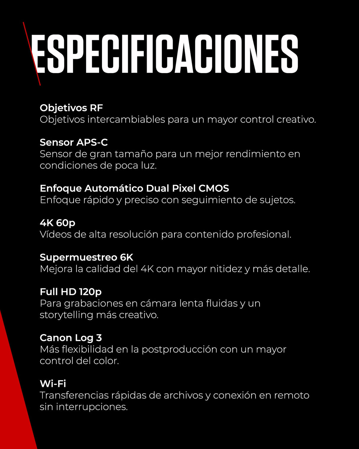 Canon EOS R50 V - (Cuerpo de Cámara) para Vlogging Compatible con Objetivos Canon RF | Creadores de Contenido, Vlogs y Viajes | Conexión por Bluetooth
