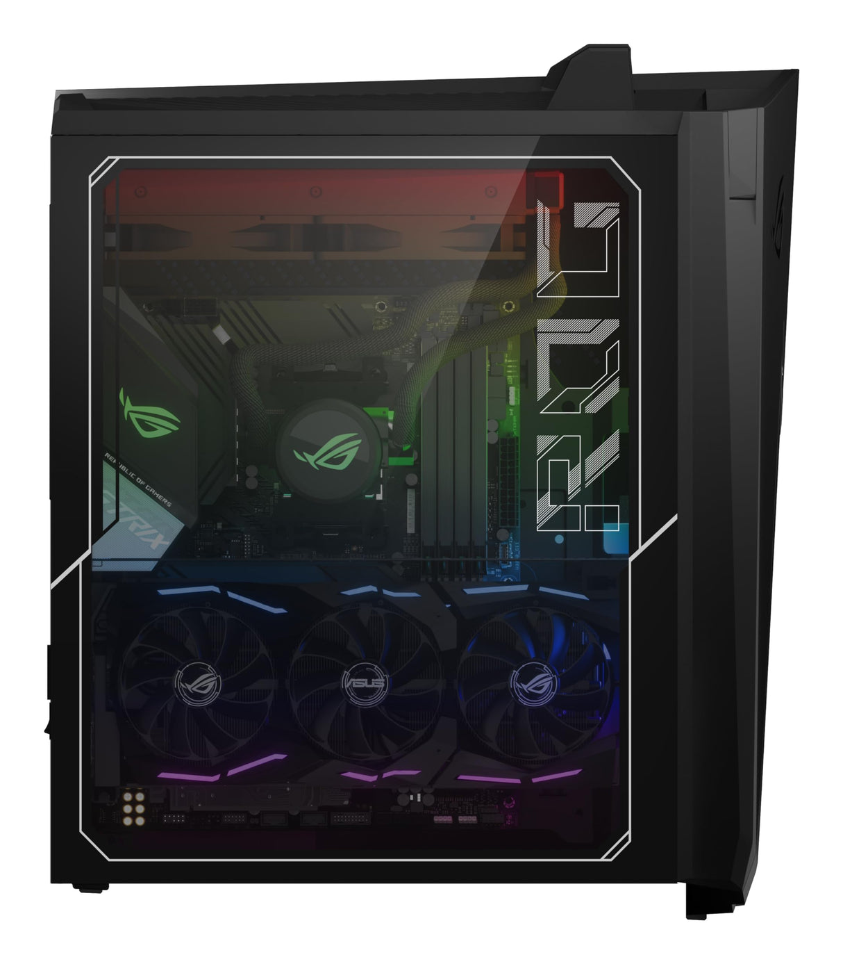 ASUS ROG Strix GA35 G35DX-SP004D - Sobremesa Gaming de (AMD Ryzen 7 5800X, 32GB RAM, 1TB + 1TB SSD, NVIDIA RTX 3080 10GB, Sin Sistema Operativo) Negro Estrella