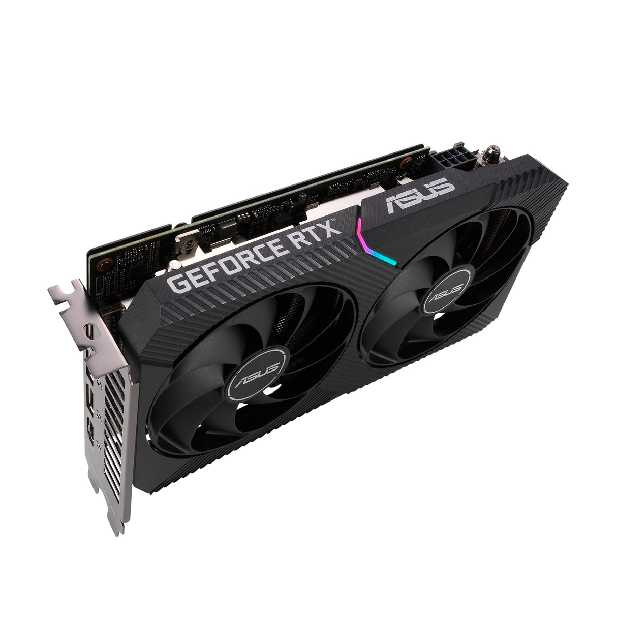 ASUS Dual NVIDIA GeForce RTX 3060 V2 OC Edition Tarjeta gráfica Gaming (PCIe 4.0, 12 GB GDDR6, HDMI 2.1, DisplayPort 1.4a, diseño de 2 Ranuras, Ventiladores Axial-Tech, Blanco