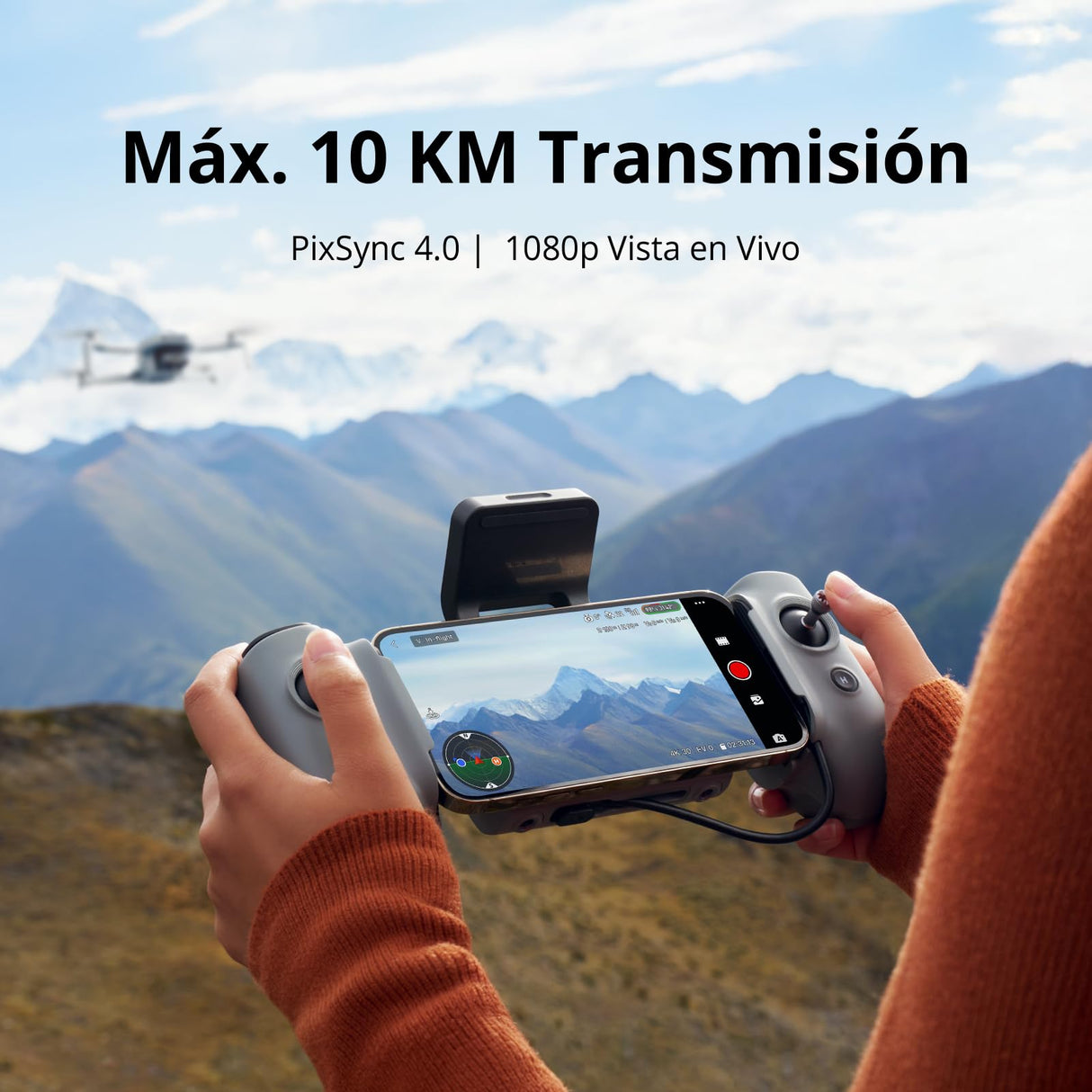 Potensic ATOM 2 Dron con Cรกmara para Adultos, Video 4K/Foto 8K, <249g, Gimbal 3 Ejes, Transmisiรณn 10KM, Seguimiento AI, Grabaciรณn Vertical, AI Noche Shot, QuickShots, 96 Min de Vuelo Fly More Combo