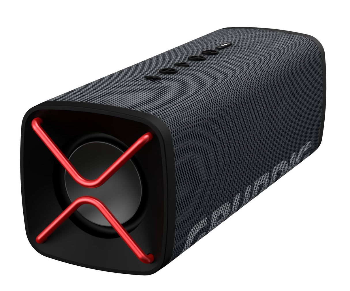 Grundig GBT Club Black - Altavoz Bluetooth, Soundbox, Bass, 20 W RMS de Potencia de Salida Total, Alcance de hasta 20 Metros, más de 20 Horas de duración de la batería, función de Banco de energía,
