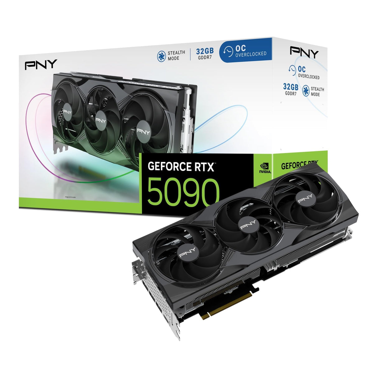 PNY Tarjeta Gráfica GeForce RTX™ 5090 32GB OC Triple Fan DLSS 4