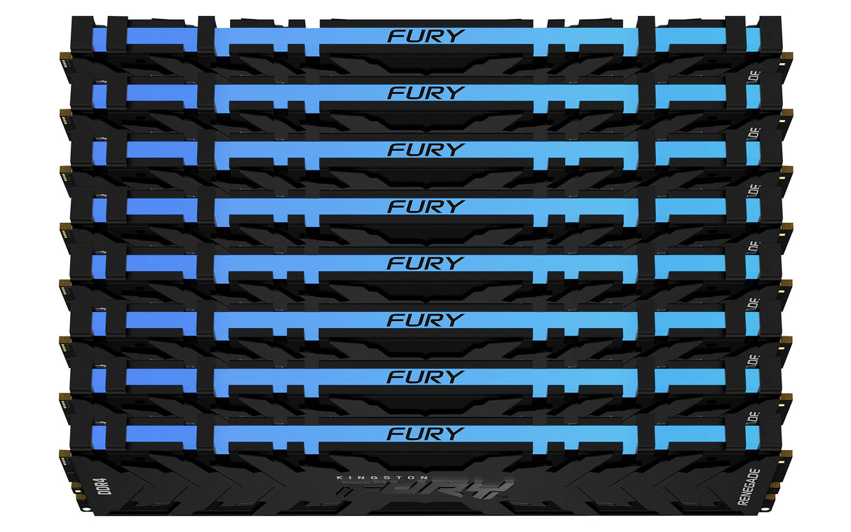 Kingston FURY Renegade RGB 256GB (8x32GB) 3200MHz DDR4 CL16 Memoria para Ordenadores de sobremesa Kit de 8 KF432C16RBAK8/256