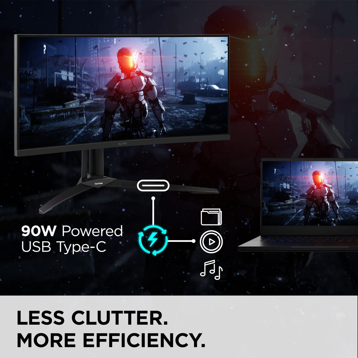 ViewSonic XG341C-2K, 86,36 cm (34 Zoll), 200Hz, UWQHD, VA - Quantum Dot, HDMI, DP, USB-C