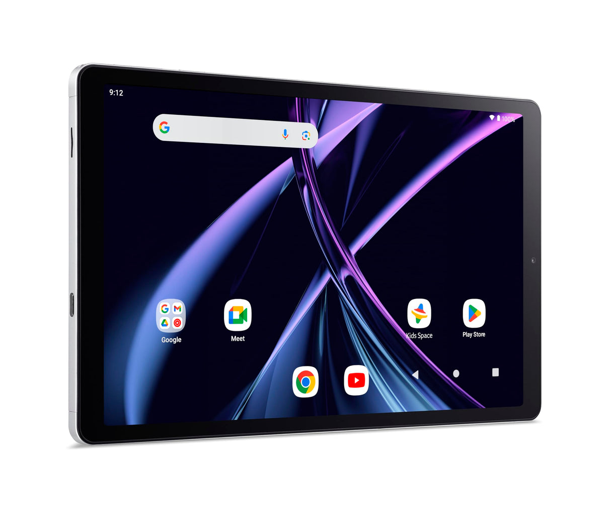 Acer Iconia Tab A10-21-A43P, Tablet Táctil 10,1" HD IPS (Arm Cortex-A55, RAM 4 GB, SSD 128 GB, Bluetooth, USB-C, Wi-FI 6, MicroSD, Android 14), Tableta Gris con Acabado Metal