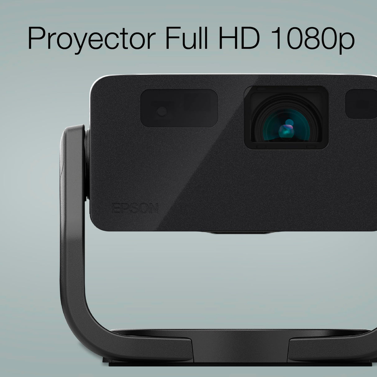 Epson EF-22B Mini Smart Laser Projector | Proyector Portátil Full HD, 1920 x 1080p, Altavoz Bluetooth de 5W, Proyección a Pared, Suelo o Techo, 1000 Lúmenes, Google TV | 150", Negro
