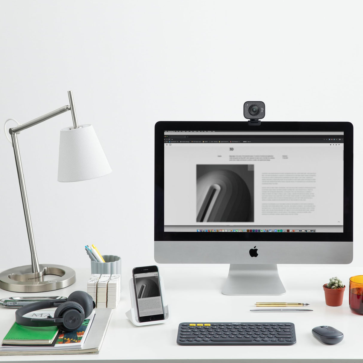 Logitech StreamCam, Cámara Web con USB-C para Streaming de vídeo y creación de Contenido, Vídeo vertical Full HD 1080p a 60 fps, Versatilidad demontaje, para YouTube, Gaming Twitch, PC/Mac, Negro