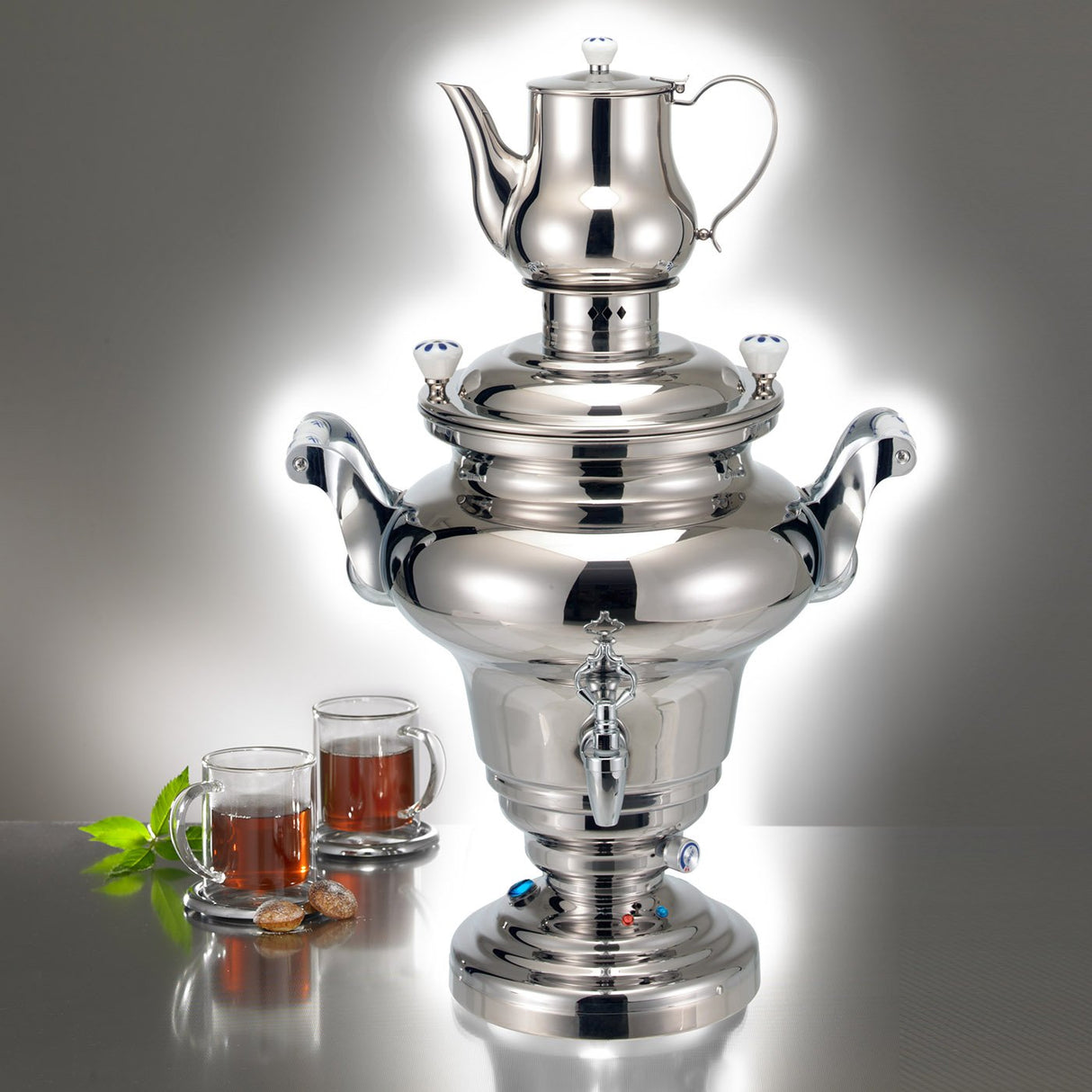 BEEM 7105 Samovar Katharina I-15 litros 3000 W, Dorado, Acero Steenless