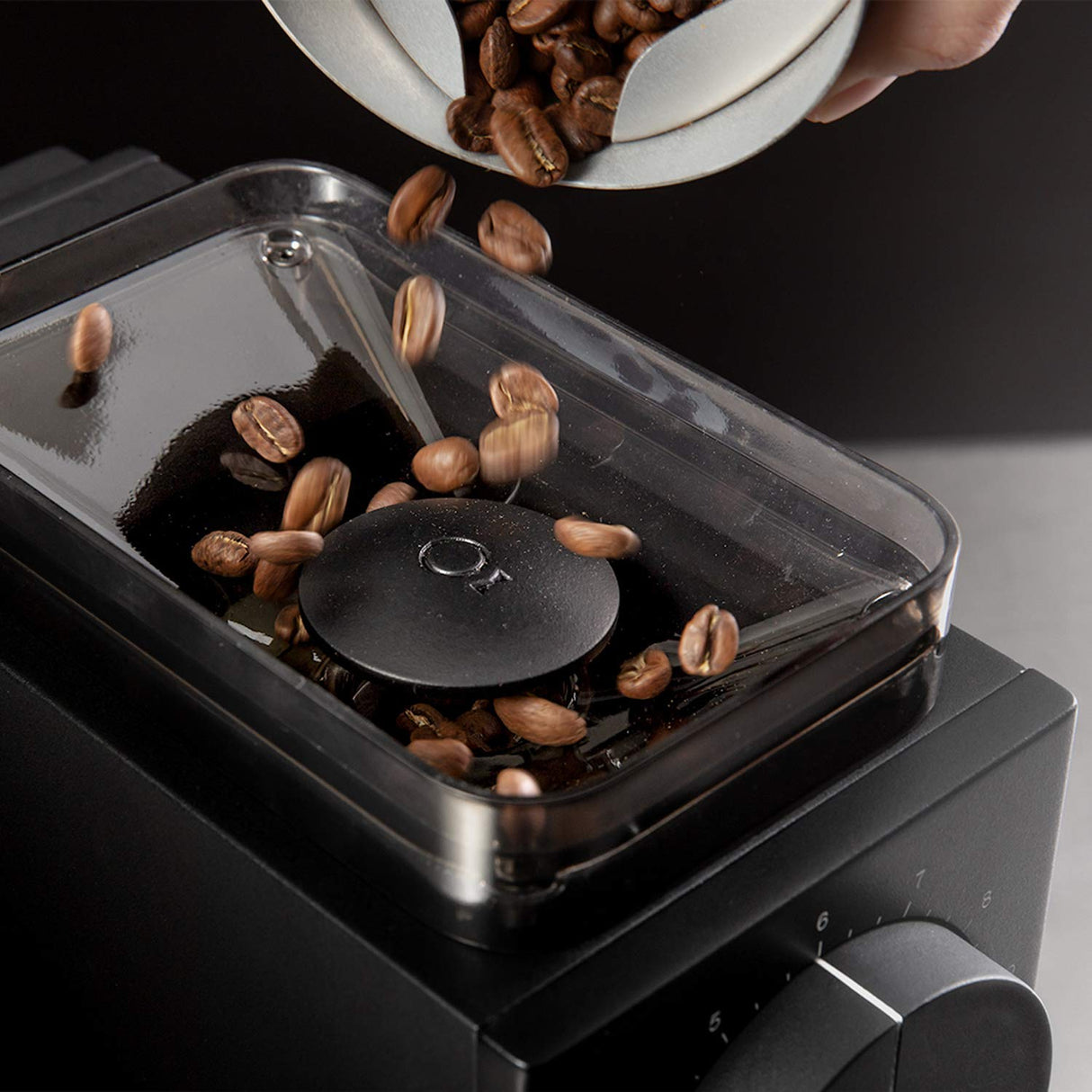 Molinillo de café Fellow Ode - Molinillo de granos de café con 31 ajustes para goteo, prensa francesa y preparación en frío - Molinillo eléctrico de tamaño pequeño - Negro mate