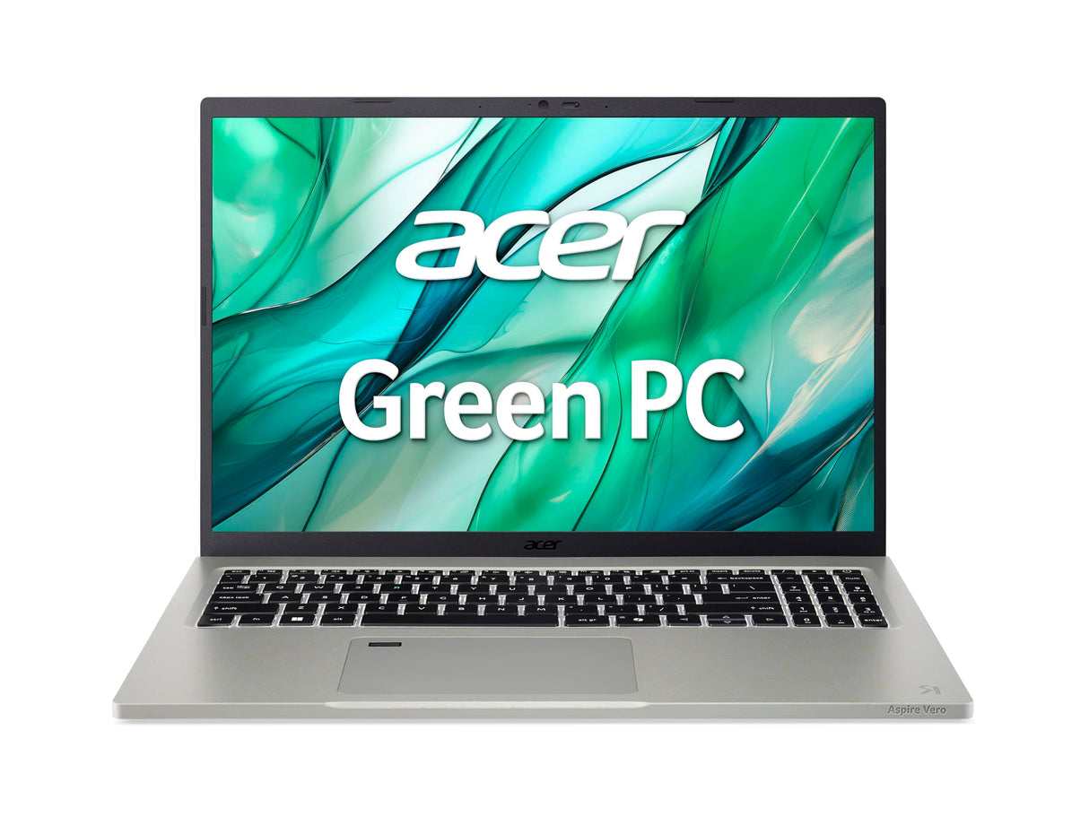 Acer Aspire Vero AV16-51P-73AQ - Ordenador Portátil Ecológico 16" FullHD (Intel Core Ultra 7 i55U, 16GB RAM, 1024 GB SSD, Intel Graphics, Windows 11 Home) Gris - Teclado QWERTY Español