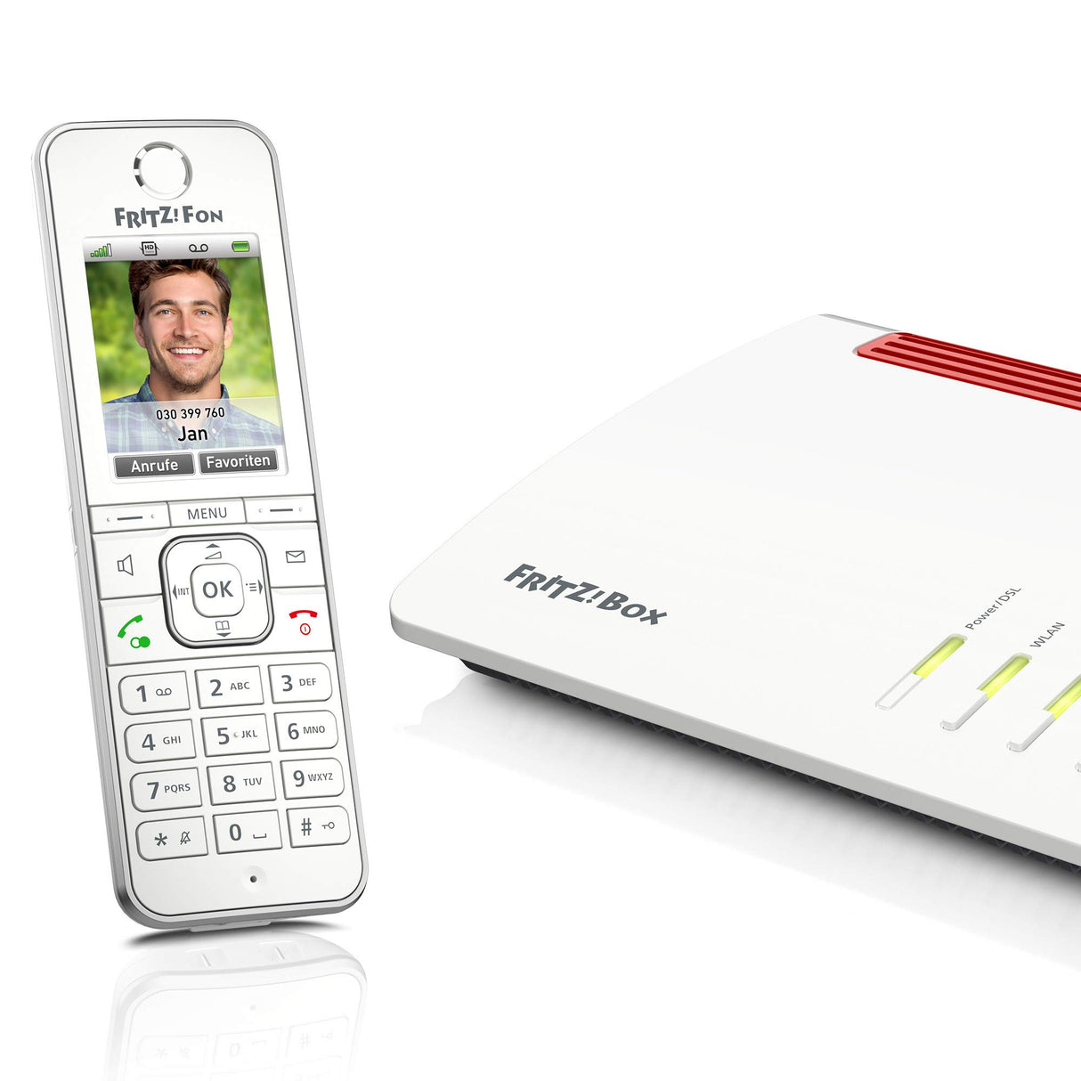 AVM Fritz!Fon C6 - apropiado para FRITZBox 6430, FRITZBox 6490, FRITZBox 6590, FRITZBox 6820 LTE /4G FRITZBox 6890 LTE /4G FRITZBox 7430, FRITZBox 7490, FRITZBox 7530, FRITZBox 7590