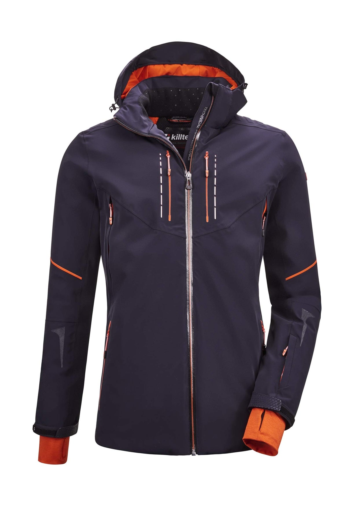 Killtec Kuopio MN Esquís Jckt A Chaqueta Funcional con Capucha Desmontable y paranieves, Hombre, Negro, XXX-Large