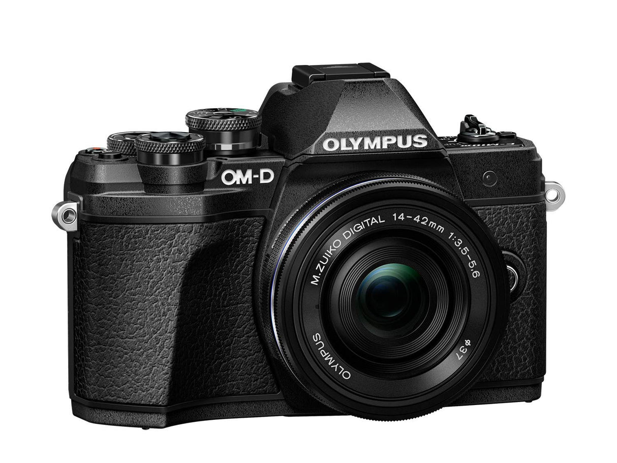 Olympus OM-D E-M10 Mark III Kit, Cámara de Sistema Micro 4/3 (16 MP, Estabilizador de Imagen de 5 Ejes, Visor Electrónico) + Objetivo M.Zuiko 14-42mm EZ Zoom + M.Zuiko 40-150mm Telezoom, negro