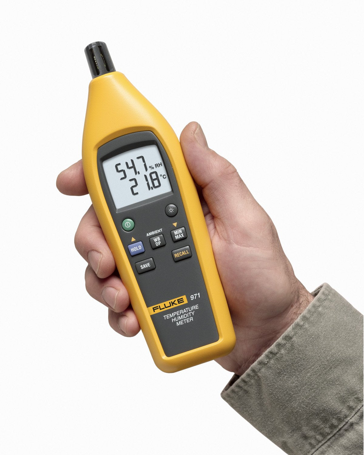 FLUKE FL971 Fluke Temperature Humidity Meter-Yello