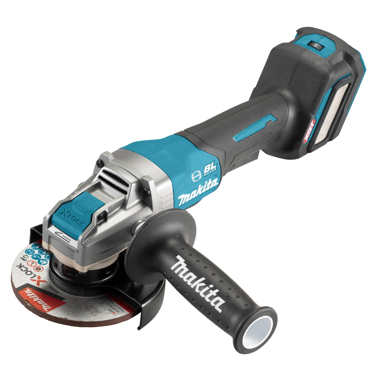 Makita GA044GZ - Amoladora angular sin escobillas de iones de litio XGT de 40 V, 125 mm, baterías y cargador no incluidos