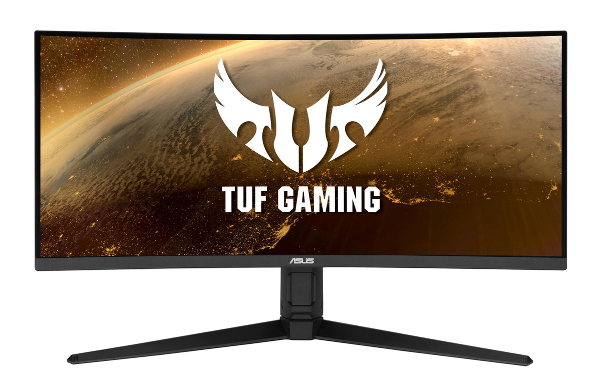 ASUS Monitor Gaming TUF Gaming VG34VQL1B: 34 Pulgadas, WQHD (3440x1440), 165 Hz (más de 144 Hz), Extreme Low Motion Blur, FreeSync Premium, 1ms (MPRT), Curvo, DisplayHDR 400