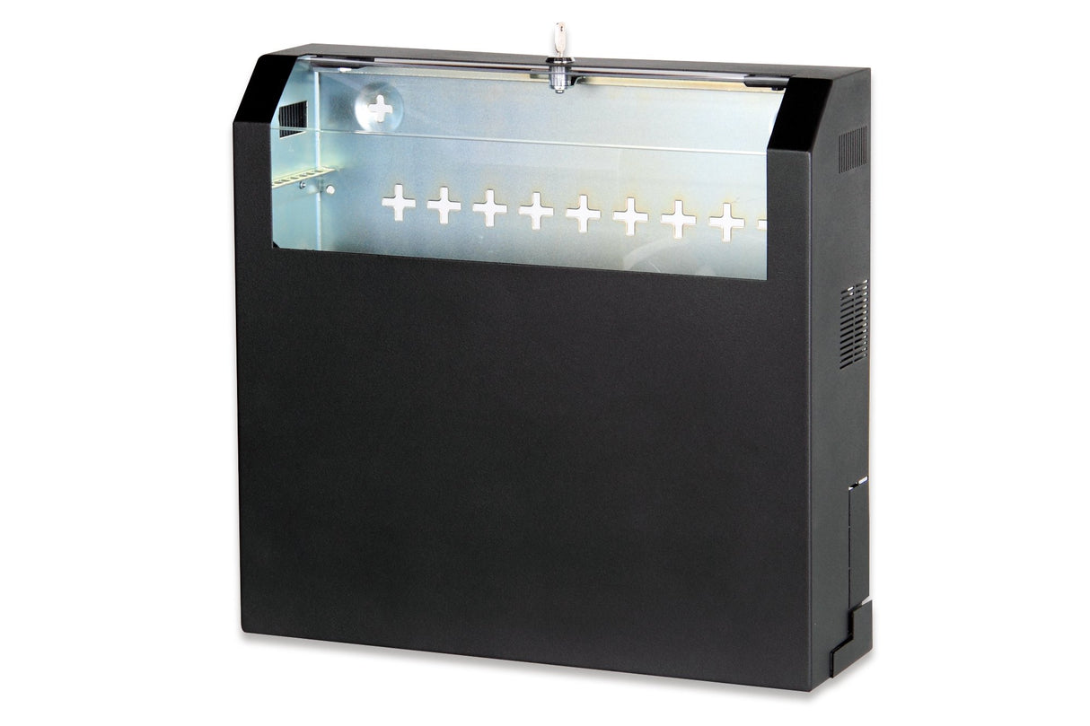 DIGITUS DN-19 04U-PB-B - Armario de red 19 pulgadas 3 U + 2 U - Serie SOHO - Montaje horizontal en pared - Compacto - Capacidad de carga 30 kg - Negro