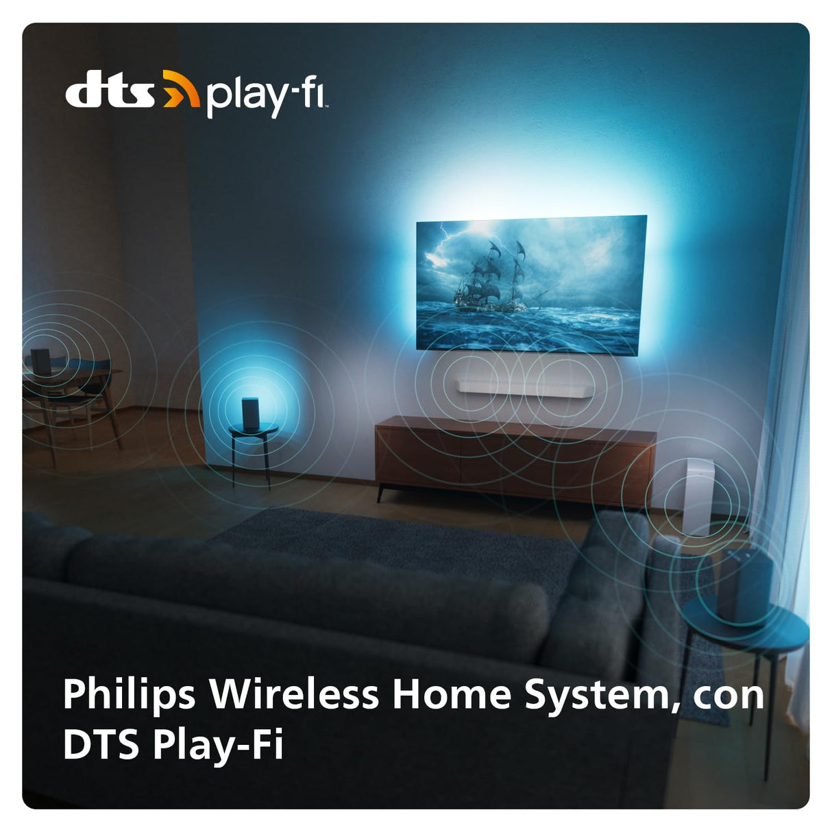 Philips Ambilight 55OLED819: Smart TV 4K OLED - Pantalla de 55 Pulgadas con P5 AI Picture, Google TV, Dolby Vision y Dolby Atmos Sound, Funciona con Alexa y Asistente de Google - Metal