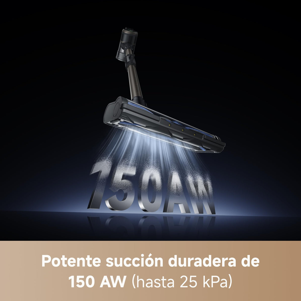 Mova S2 Aspiradora sin Cable de Succión de 33000Pa, Más de 81 min de Funcionamiento, Eficacia de Filtrado del 99,9%, Diseño Antienredos, Ideal para la Limpieza de Casas, Pelo de Mascotas, Alfombras