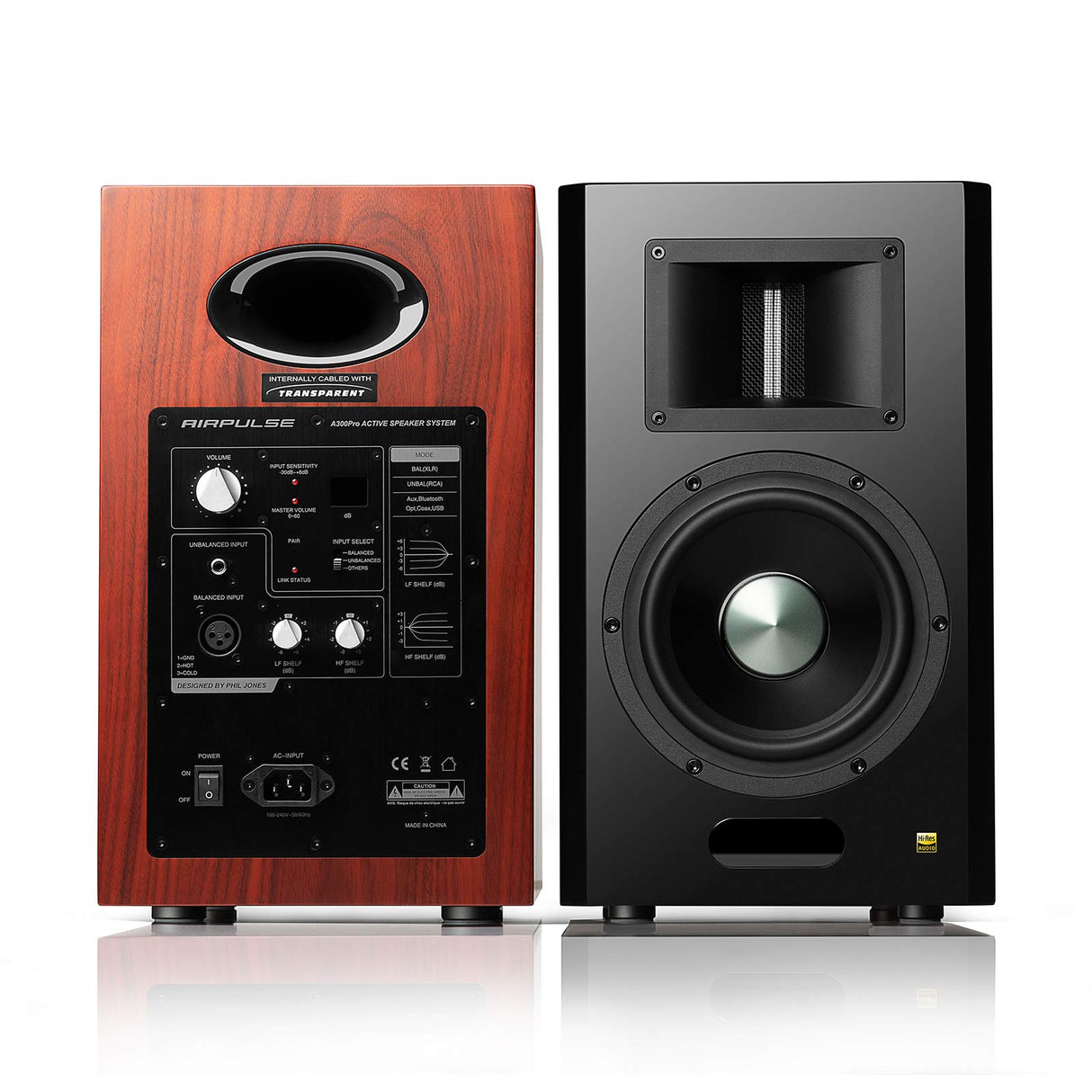 Edifier Airpulse A300 Pro - Monitor de Estudio Activo Dual (260 W) con Bluetooth 5.0 (aptX HD), Calidad de Sonido múltiples Posibilidades de conexión, Incluye Mando a Distancia