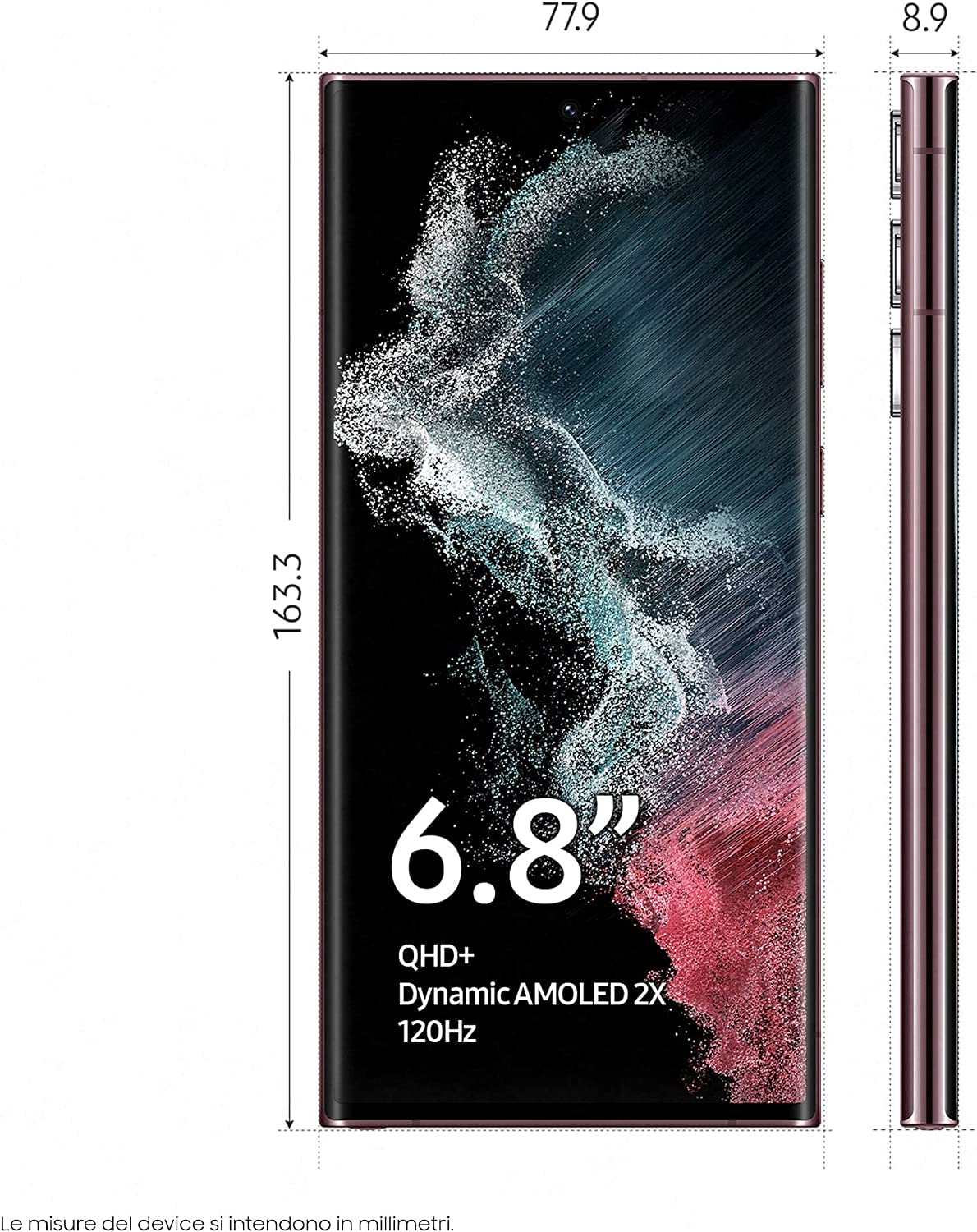 S22 Ultra 5G 8_128GB Dark Red
