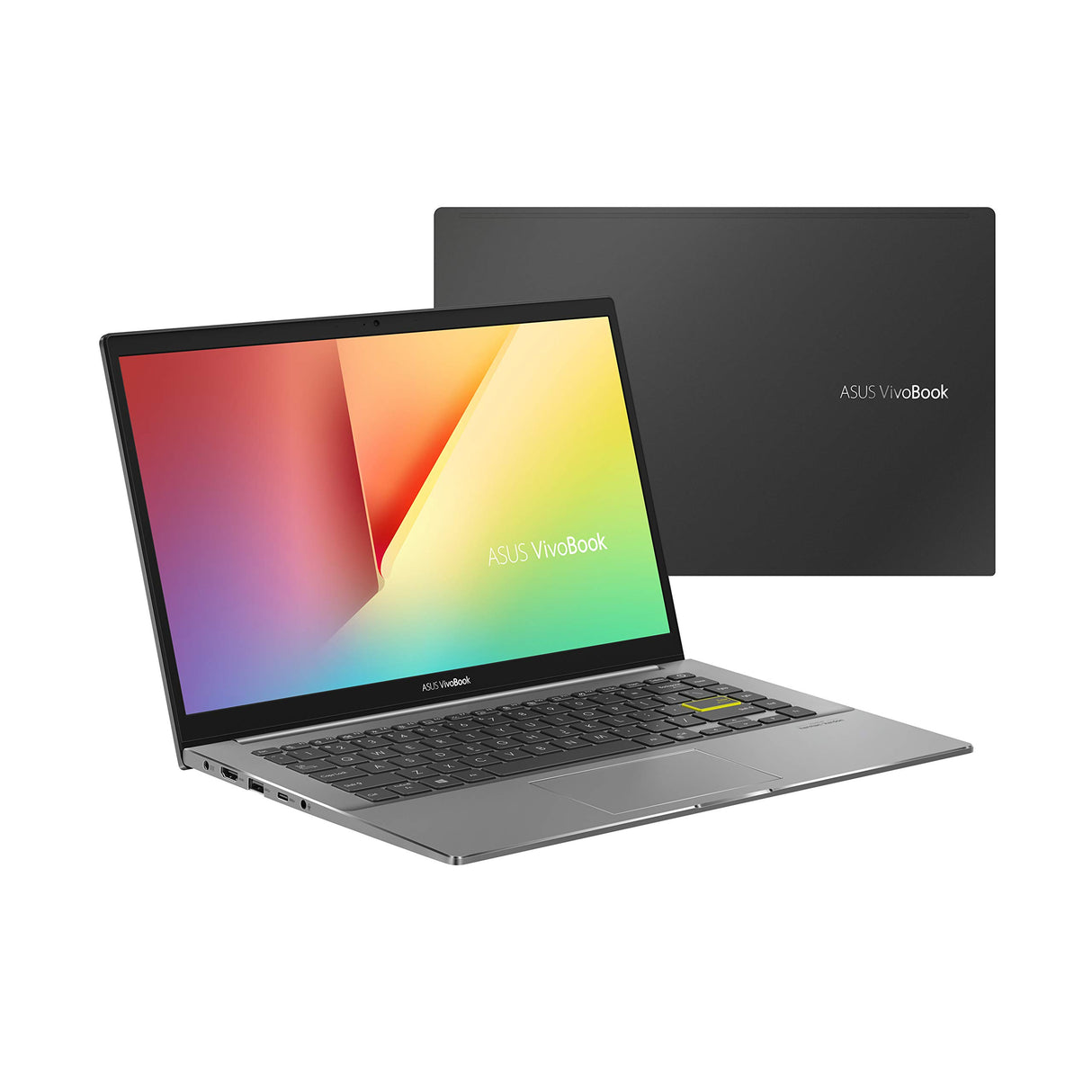 ASUS VivoBook S14 S433EA-EB023 - Ordenador portátil 14" Full HD (Intel Core i5-1135G7, 8GB RAM, 512GB SSD, Intel Iris Xe Graphics, Sin Sistema Operativo) Negro Indie - Teclado QWERTY español