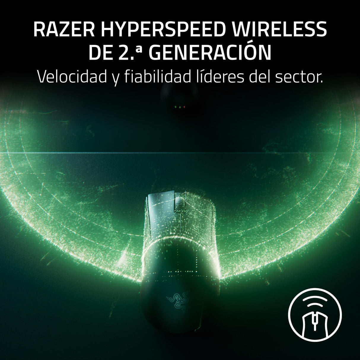 Razer DeathAdder V4 Pro - Ratón para Esports ergonómico inalámbrico y Ultraligero - 56g - 2,4 GHz Hyperspeed - Focus Pro 45K Sensor - 8K Hz Polling - Switches ópticos Gen-4 - PC/Mac | Negro