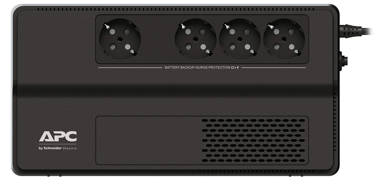 APC BV1000I-GR Easy-UPS BV - Sistema de alimentación ininterrumpida (SAI), 1000VA, AVR, 4 salidas Schuko