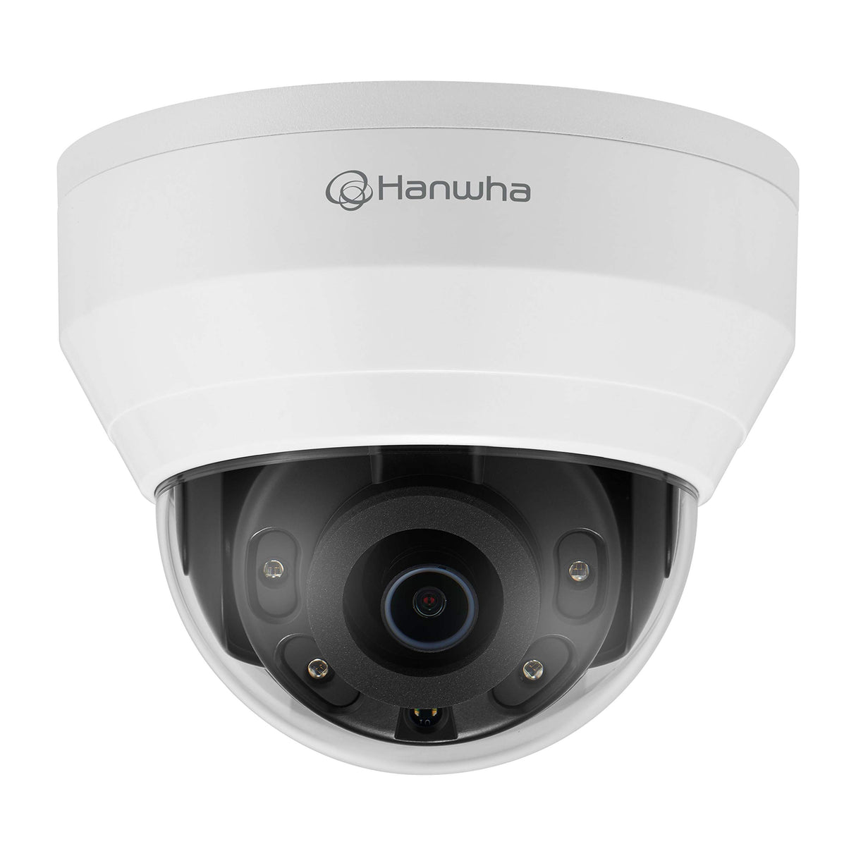HANWHA QNV-8010R Vandalismusgeschützte 5MP-Full-HD Red-IR-Domecámara, 2,8mm